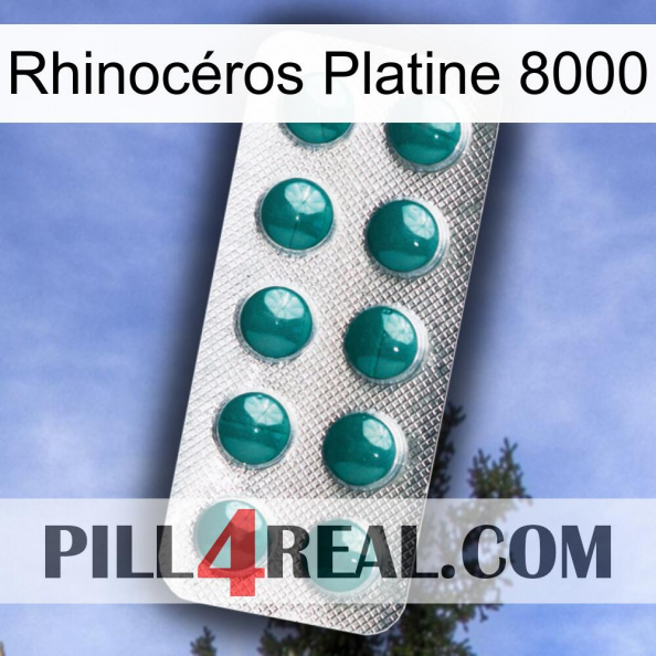 Rhinocéros Platine 8000 dapoxetine1